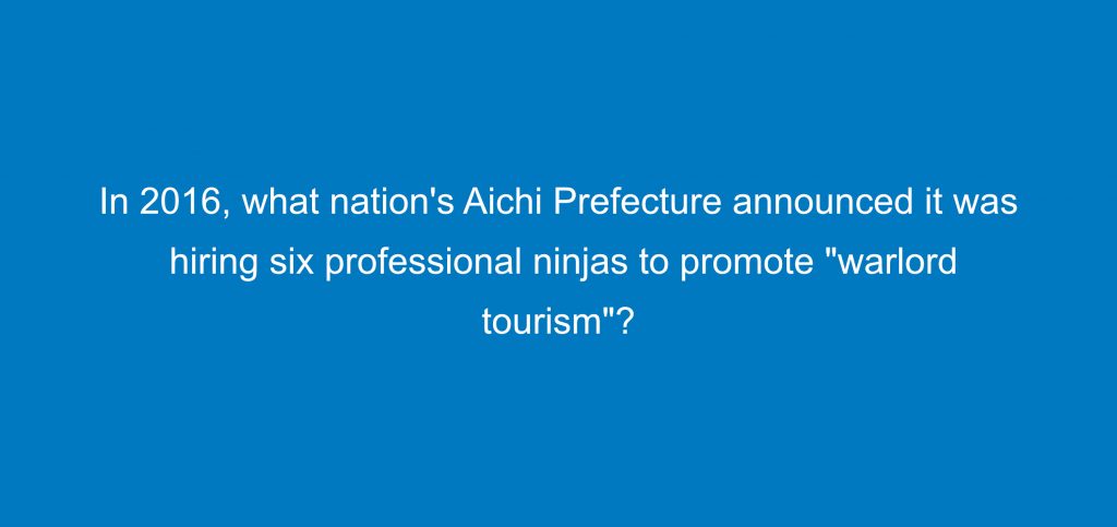 Trivia Question