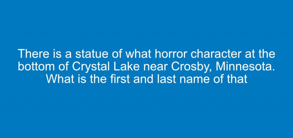 Trivia Question